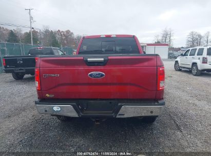 Lot #3031250481 2015 FORD F-150 XLT