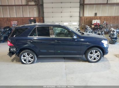 Lot #2992835192 2015 MERCEDES-BENZ ML 350 4MATIC