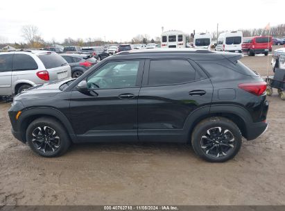 Lot #2995295351 2022 CHEVROLET TRAILBLAZER AWD LT