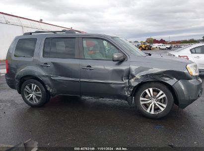 Lot #3035095040 2013 HONDA PILOT EX-L