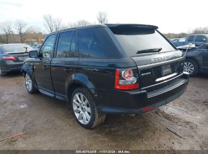 Lot #3035084503 2013 LAND ROVER RANGE ROVER SPORT HSE