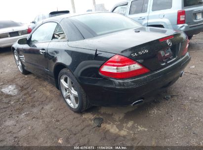 Lot #3005346388 2008 MERCEDES-BENZ SL CLASS SL550