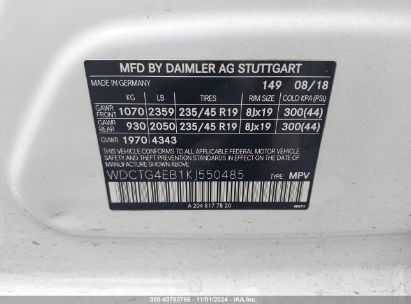 Lot #3050080169 2019 MERCEDES-BENZ GLA 250