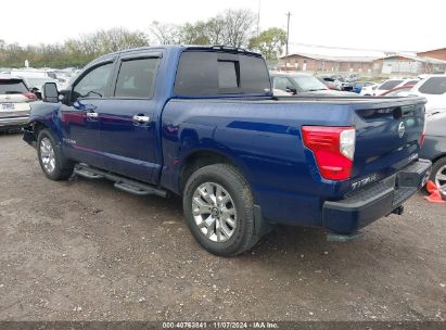 Lot #3035084495 2021 NISSAN TITAN SV 4X4