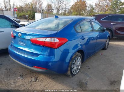 Lot #2996536214 2014 KIA FORTE LX