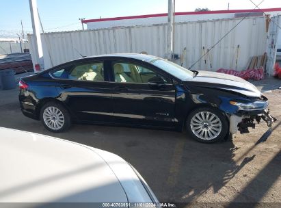 Lot #3035095023 2016 FORD FUSION HYBRID SE