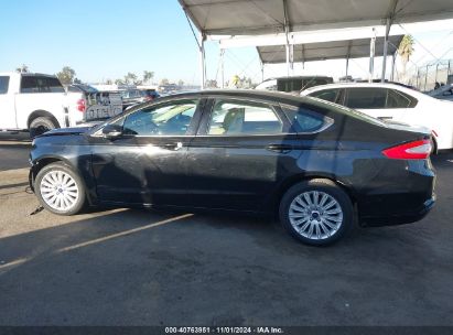 Lot #3035095023 2016 FORD FUSION HYBRID SE