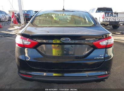 Lot #3035095023 2016 FORD FUSION HYBRID SE