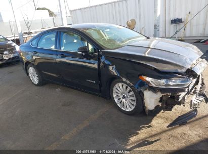 Lot #3035095023 2016 FORD FUSION HYBRID SE