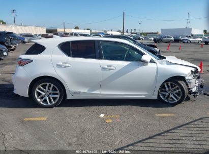 Lot #2992832413 2015 LEXUS CT 200H