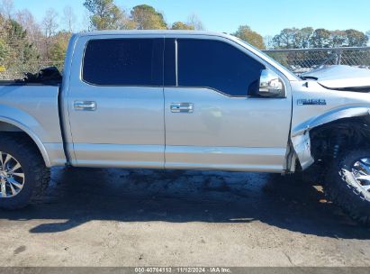 Lot #3035073865 2015 FORD F-150 LARIAT