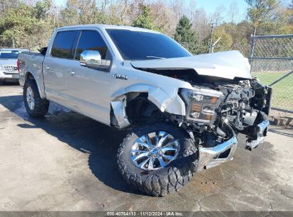 Lot #3035073865 2015 FORD F-150 LARIAT