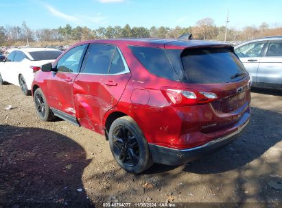 Lot #2995294974 2020 CHEVROLET EQUINOX FWD LT 1.5L TURBO