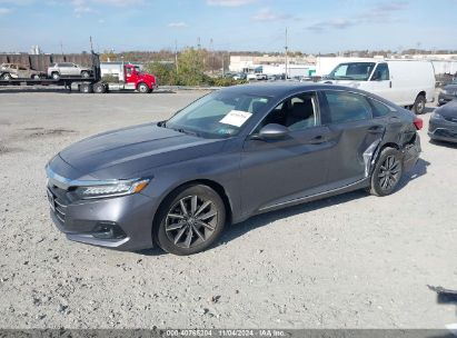 Lot #2992816207 2022 HONDA ACCORD EX-L