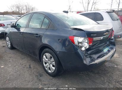 Lot #2995294939 2015 CHEVROLET CRUZE LS AUTO