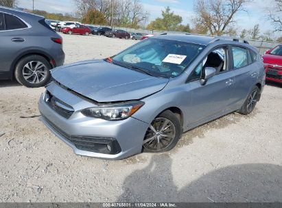 Lot #3035073815 2022 SUBARU IMPREZA PREMIUM 5-DOOR