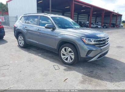 Lot #2992822020 2021 VOLKSWAGEN ATLAS 3.6L V6 SE W/TECHNOLOGY