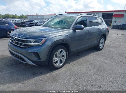 Lot #2992822020 2021 VOLKSWAGEN ATLAS 3.6L V6 SE W/TECHNOLOGY