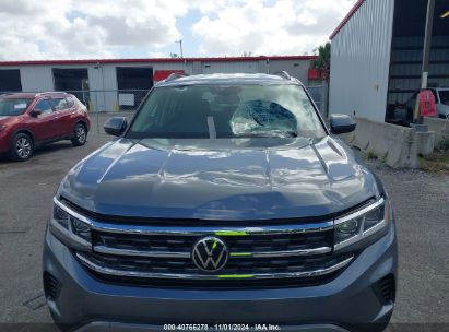 Lot #2992822020 2021 VOLKSWAGEN ATLAS 3.6L V6 SE W/TECHNOLOGY