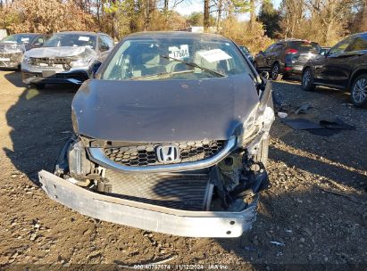 Lot #3034472683 2013 HONDA CIVIC LX