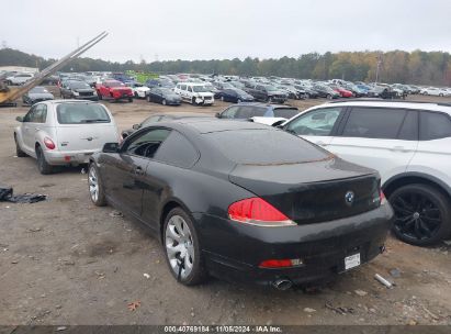 Lot #3005346234 2007 BMW 6 SERIES 650I