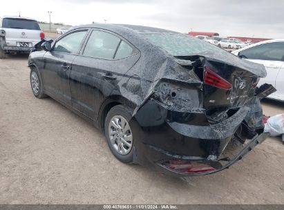 Lot #2992829262 2020 HYUNDAI ELANTRA SE