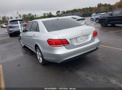 Lot #2989127577 2014 MERCEDES-BENZ E 350 4MATIC