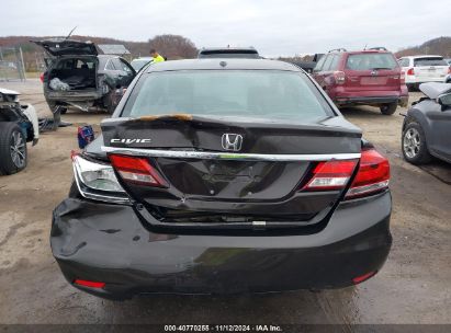 Lot #3035073518 2013 HONDA CIVIC EX-L