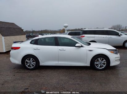 Lot #3035084614 2016 KIA OPTIMA LX