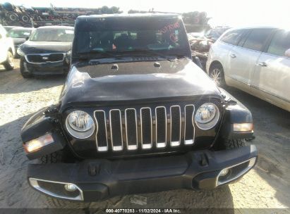 Lot #3047412038 2019 JEEP WRANGLER UNLIMITED SAHARA 4X4