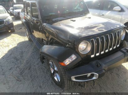 Lot #3047412038 2019 JEEP WRANGLER UNLIMITED SAHARA 4X4