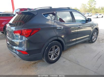 Lot #2990356921 2017 HYUNDAI SANTA FE SPORT 2.4L