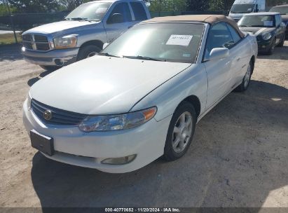 Lot #2992829237 2002 TOYOTA CAMRY SOLARA SLE V6