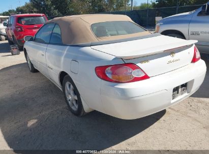 Lot #2992829237 2002 TOYOTA CAMRY SOLARA SLE V6