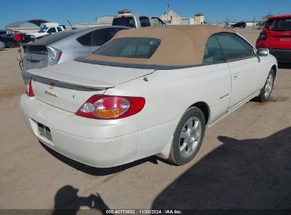 Lot #2992829237 2002 TOYOTA CAMRY SOLARA SLE V6