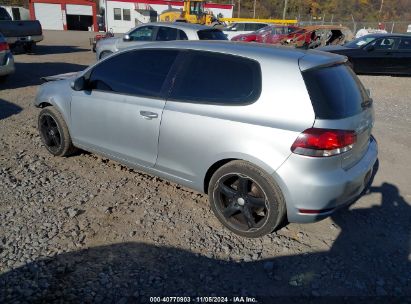 Lot #2995295140 2011 VOLKSWAGEN GOLF TDI 2-DOOR