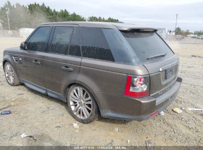 Lot #2992821499 2010 LAND ROVER RANGE ROVER SPORT HSE