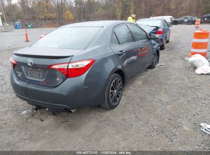 Lot #2995295088 2015 TOYOTA COROLLA S PLUS