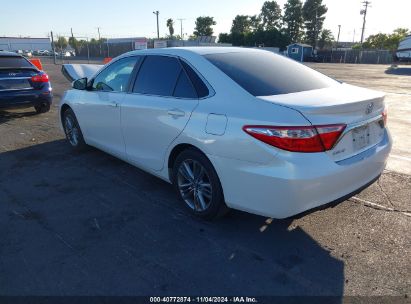 Lot #2992832378 2017 TOYOTA CAMRY SE