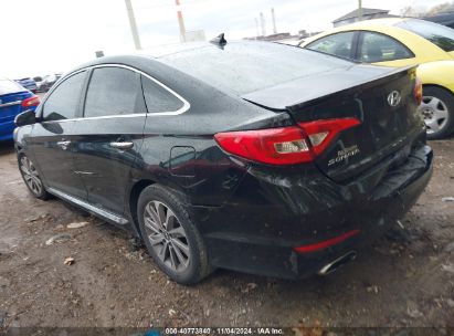 Lot #3035073707 2016 HYUNDAI SONATA SPORT