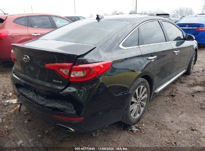 Lot #3035073707 2016 HYUNDAI SONATA SPORT