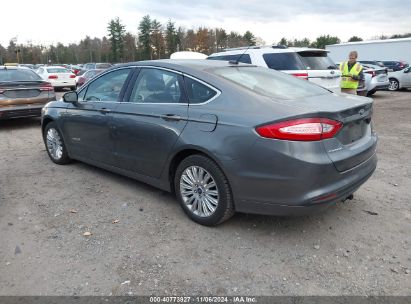 Lot #2992816114 2014 FORD FUSION HYBRID SE