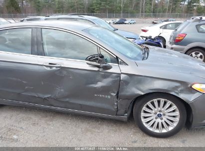 Lot #2992816114 2014 FORD FUSION HYBRID SE