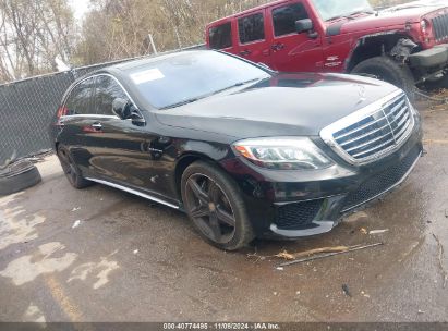 Lot #3019655668 2015 MERCEDES-BENZ S 63 AMG 4MATIC