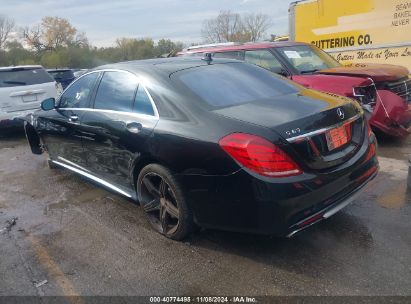 Lot #3019655668 2015 MERCEDES-BENZ S 63 AMG 4MATIC