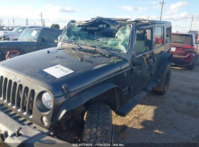 Lot #3053063641 2017 JEEP WRANGLER UNLIMITED SPORT 4X4