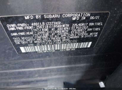 Lot #2992816095 2021 SUBARU FORESTER PREMIUM