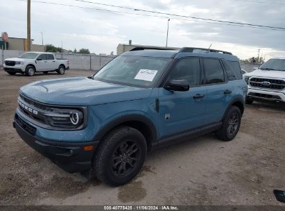 Lot #3006595902 2022 FORD BRONCO SPORT BIG BEND