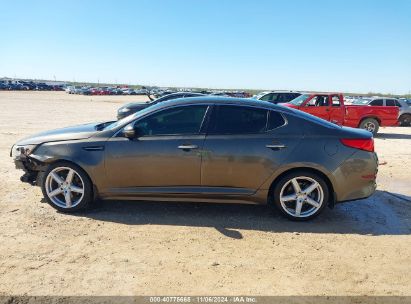 Lot #3035084443 2014 KIA OPTIMA EX