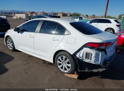 Lot #2996535901 2020 TOYOTA COROLLA LE